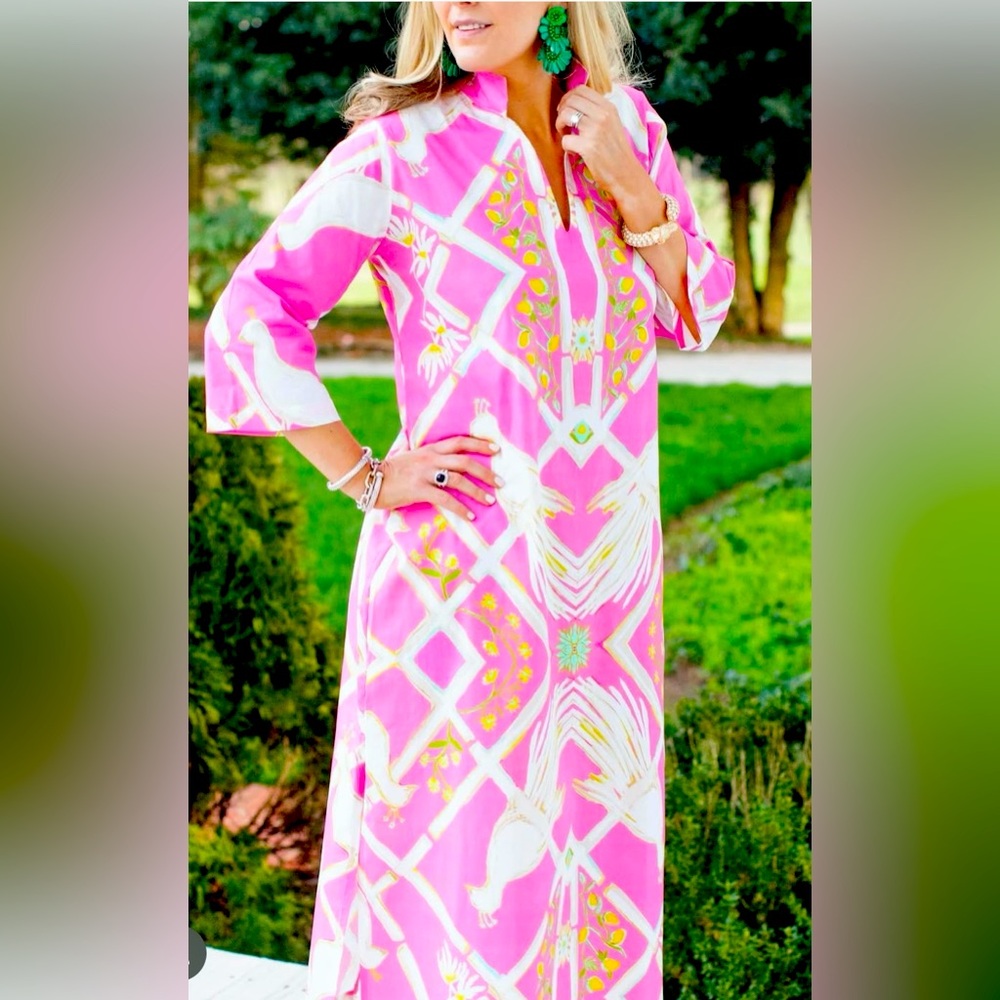 House of MBR Caftan Dress + Sash
